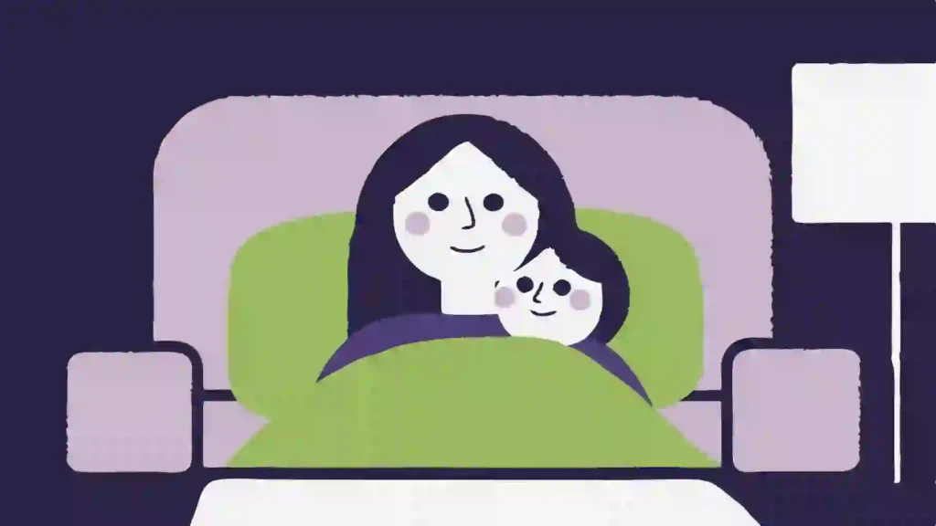 2025년, 7가지 원격 근무 기술 변화와 기업 문화 영향 1 여성이 코로나 바이러스에 걸려 집에서 휴식하는 모습