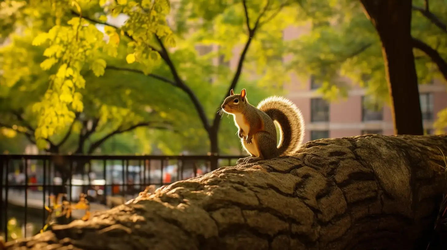 Squirrels Living in the Urban Forest