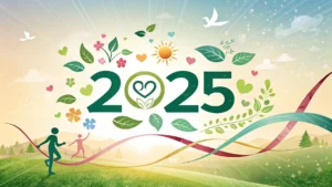 2025년 핵심 소비자 트렌드로 떠오른 건강 수명 계획 개념 이미지